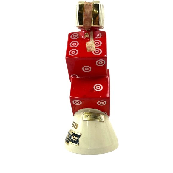 Vintage 1968 Ezra Brooks Reno Harolds Club Dice Porcelain Whiskey Decanter - Picture 3 of 5